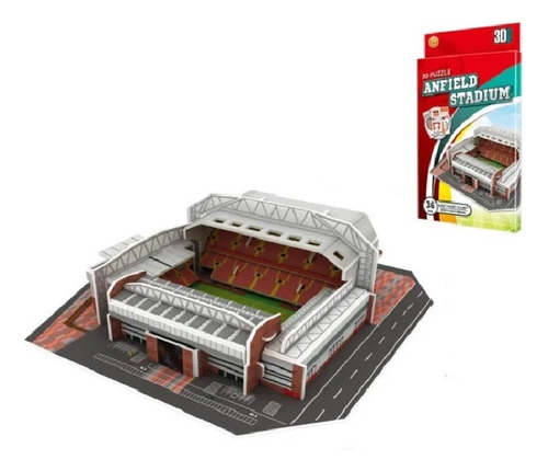 Quebra Cabeça Puzzle 3d Estádio Futebol Anfield Stadium